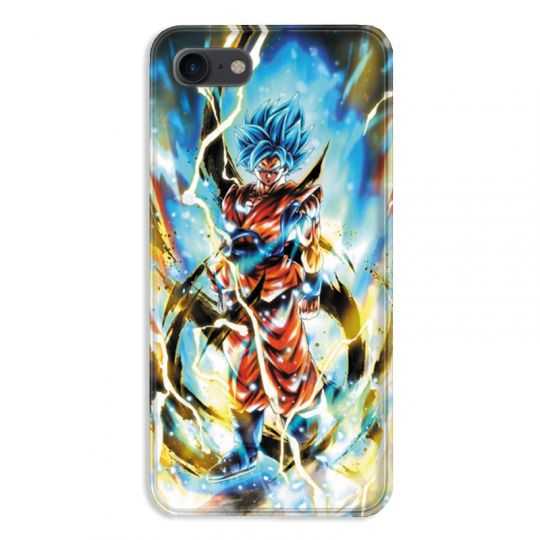 Coque pour iphone 7  / 8 / SE (2020) Manga Dragon Ball Sangoku Blanc