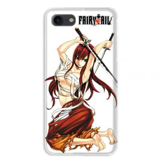 Coque pour iphone 7  / 8 / SE (2020) Manga Fairy Tail Erza