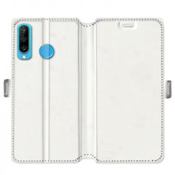 Housse cuir portefeuille Huawei P30 Lite personnalisee