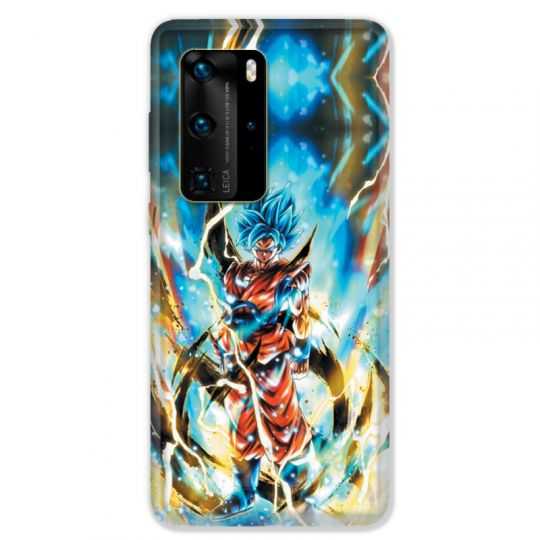 Coque pour Huawei P40 PRO Manga Dragon Ball Sangoku Blanc