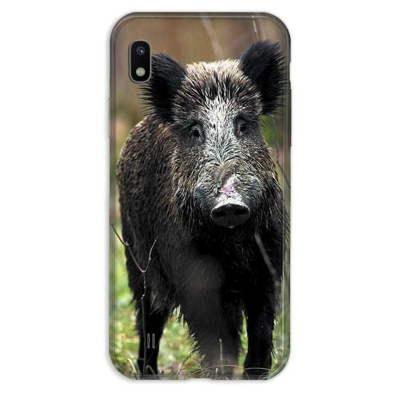 Coque pour Samsung Galaxy A10 chasse sanglier bois