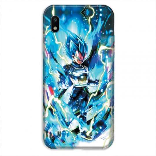 Coque pour Samsung Galaxy A10 Manga Dragon Ball Vegeta Bleu