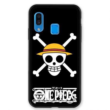 Coque pour Samsung Galaxy A40 Manga One Piece tete de mort
