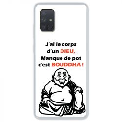Coque pour Samsung Galaxy A51 Humour Bouddha