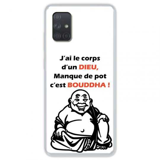 Coque pour Samsung Galaxy A51 Humour Bouddha