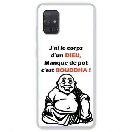 Coque pour Samsung Galaxy A51 Humour Bouddha