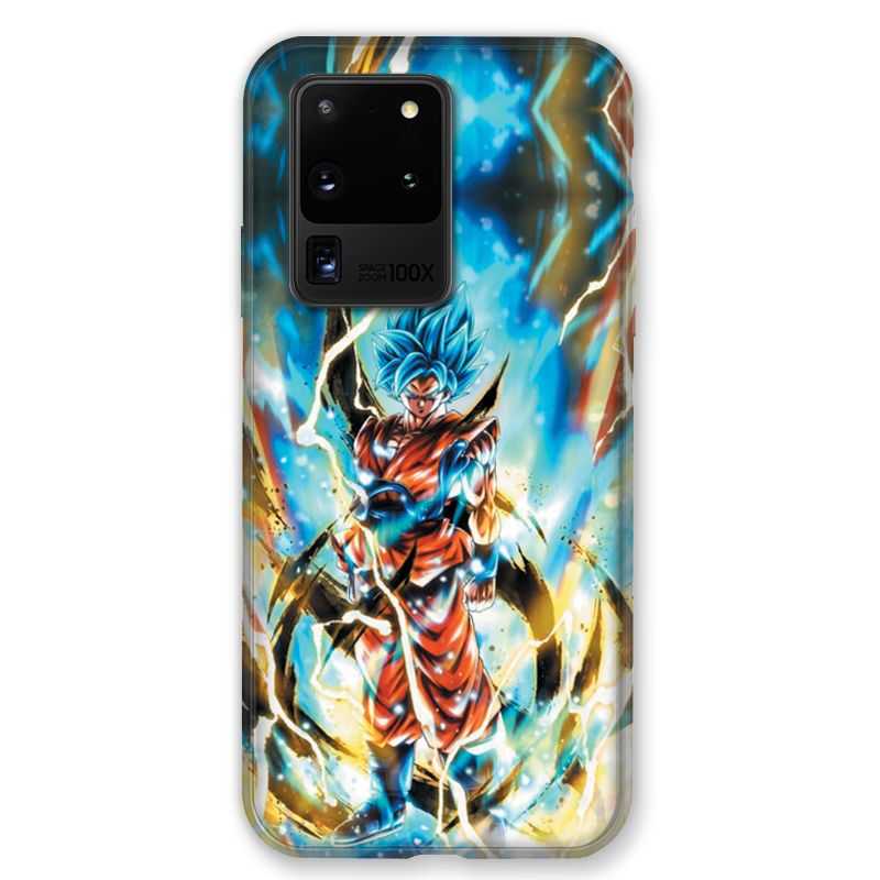 Coque pour Samsung Galaxy S20 ULTRA Manga Dragon Ball Sangoku Blanc