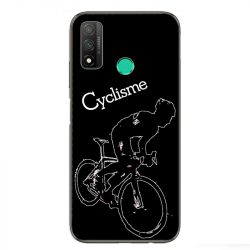 Coque pour Huawei P Smart (2020) Cyclisme Ombre blanche