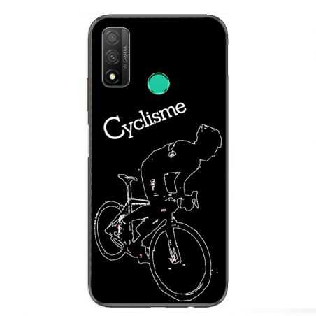 Coque pour Huawei P Smart (2020) Cyclisme Ombre blanche
