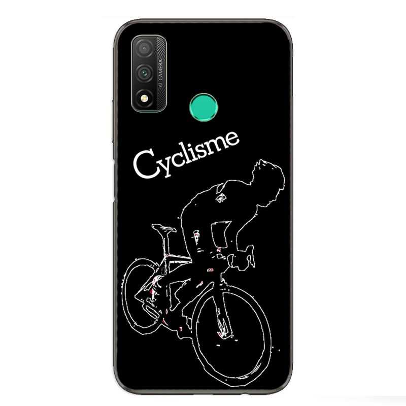 Coque pour Huawei P Smart (2020) Cyclisme Ombre blanche