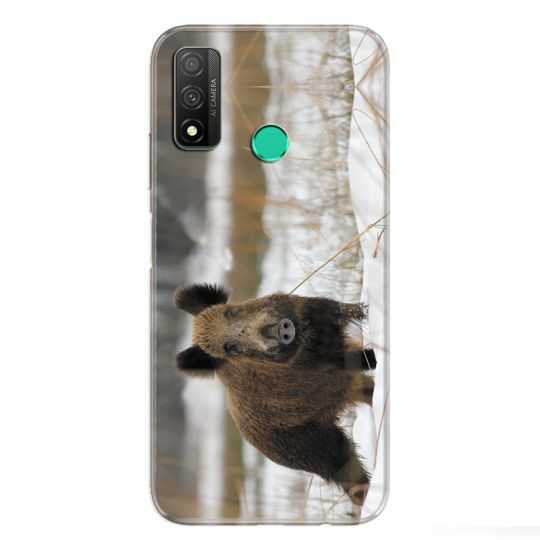 Coque pour Huawei P Smart (2020) chasse sanglier Neige
