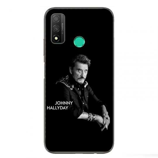 Coque pour Huawei P Smart (2020) Johnny Hallyday Noir