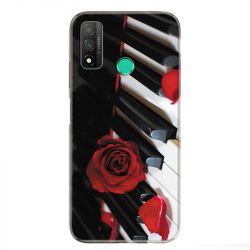 Coque pour Huawei P Smart (2020) Musique Rose Piano