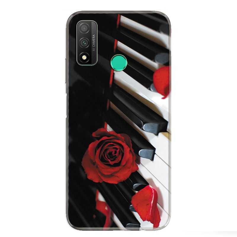 Coque pour Huawei P Smart (2020) Musique Rose Piano