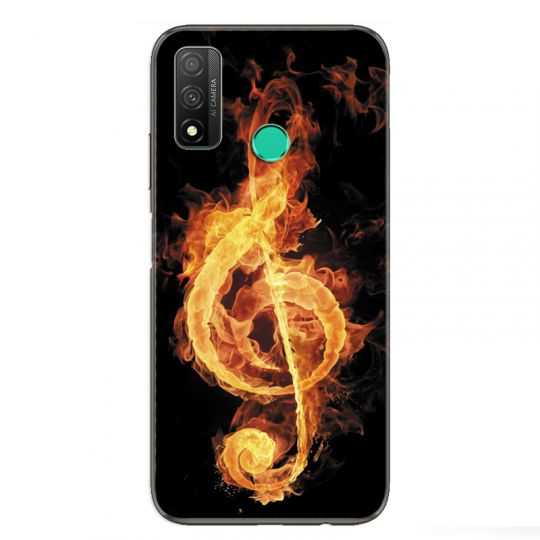 Coque pour Huawei P Smart (2020) Musique clé sol feu N