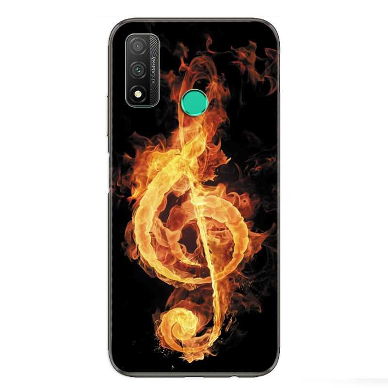 Coque pour Huawei P Smart (2020) Musique clé sol feu N