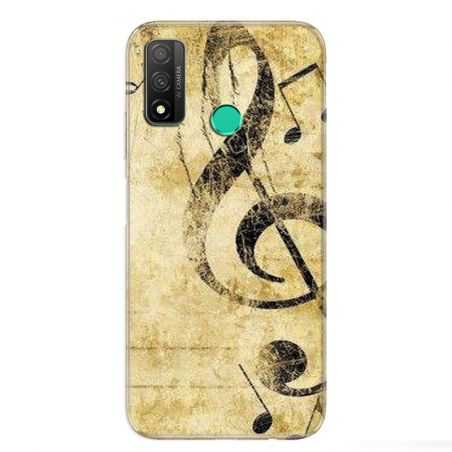 Coque pour Huawei P Smart (2020) Musique clé sol vintage