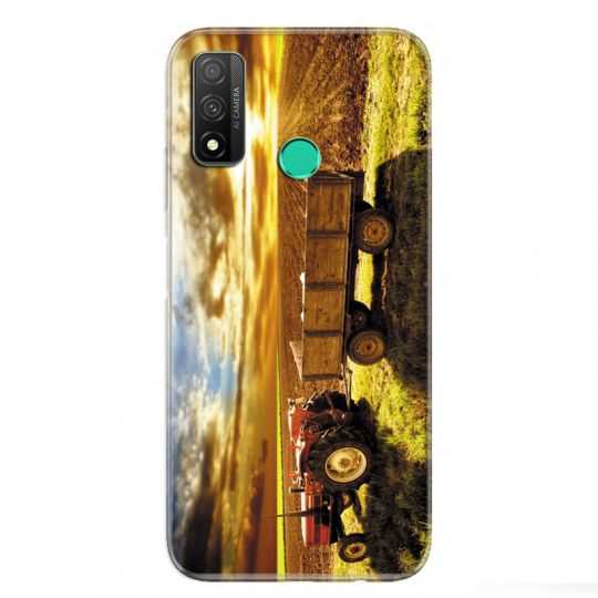 Coque pour Huawei P Smart (2020) Agriculture Tracteur color
