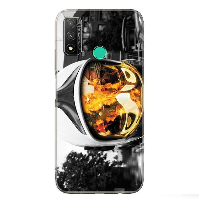 Coque pour Huawei P Smart (2020) pompier casque feu
