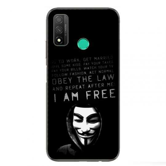 Coque pour Huawei P Smart (2020) Anonymous I am free