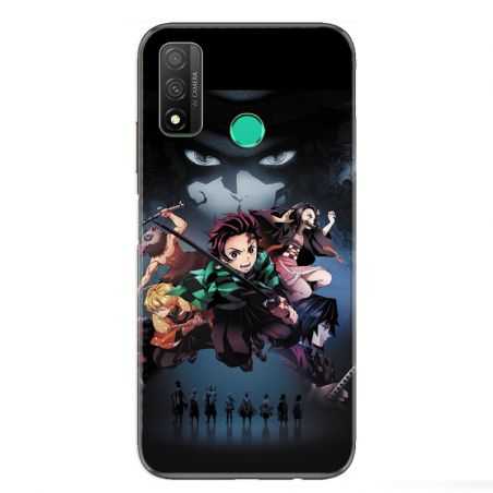 Coque pour Huawei P Smart (2020) Manga demon Slayer Noir