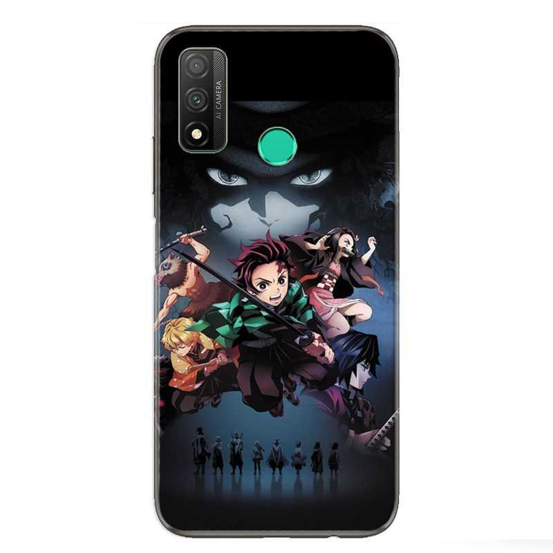 Coque pour Huawei P Smart (2020) Manga demon Slayer Noir