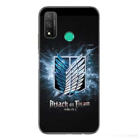 Coque pour Huawei P Smart (2020) Manga Attaque titans noir