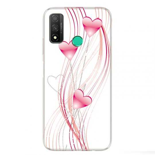Coque pour Huawei P Smart (2020) Coeur rose Montant