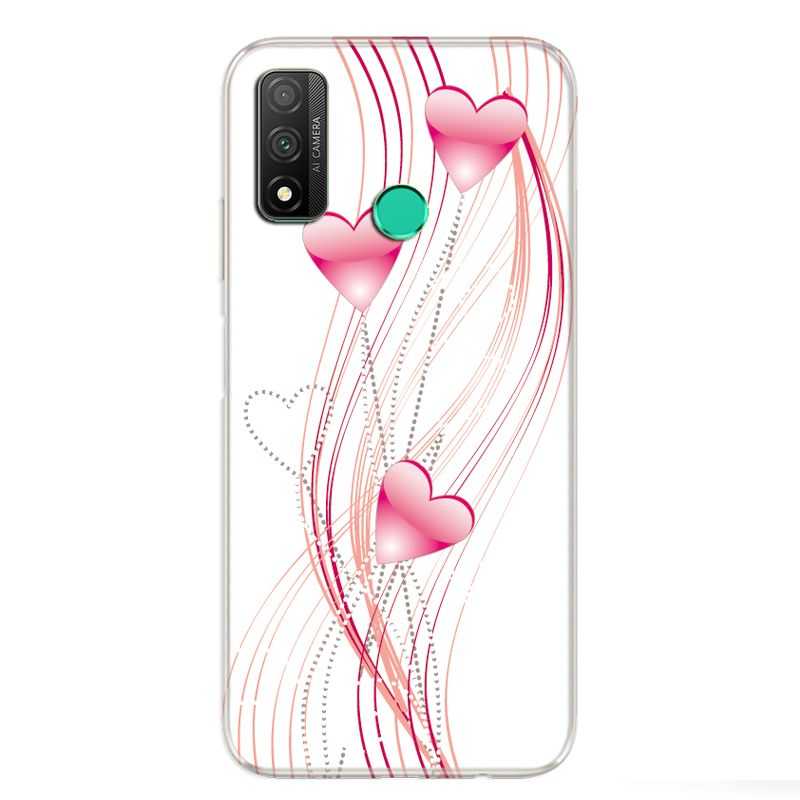 Coque pour Huawei P Smart (2020) Coeur rose Montant