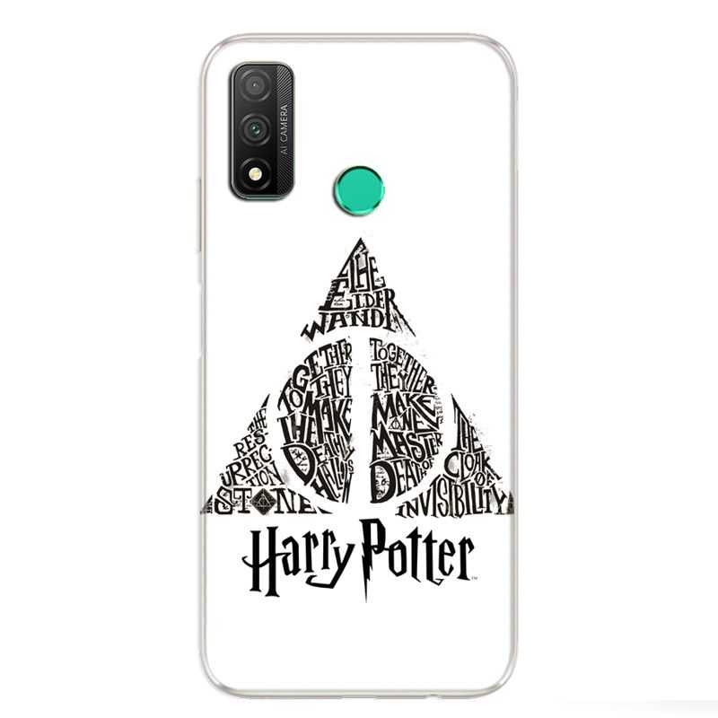 Coque pour Huawei P Smart (2020) WB License harry potter pattern triangle Blanc