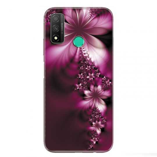 Coque pour Huawei P Smart (2020) fleur violette montante