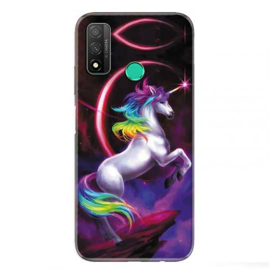 Coque pour Huawei P Smart (2020) Licorne Arc en ciel