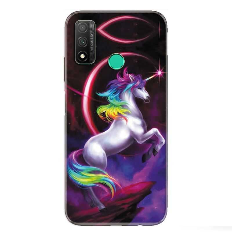 Coque pour Huawei P Smart (2020) Licorne Arc en ciel