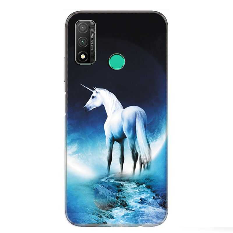 Coque pour Huawei P Smart (2020) Licorne Lune