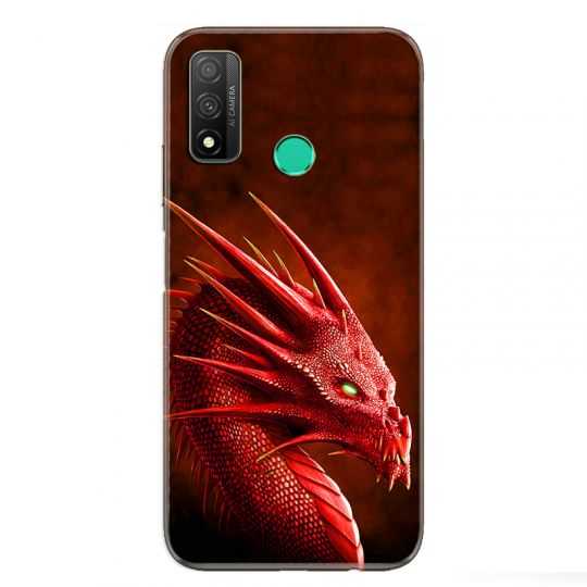 Coque pour Huawei P Smart (2020) Dragon Rouge