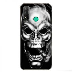Coque pour Huawei P Smart (2020) tete de mort Fume