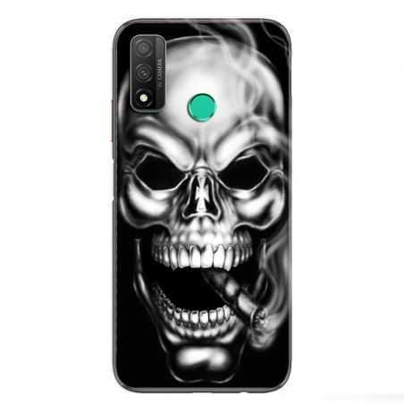 Coque pour Huawei P Smart (2020) tete de mort Fume