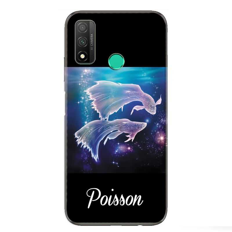 Coque pour Huawei P Smart (2020) signe zodiaque 2 Poisson
