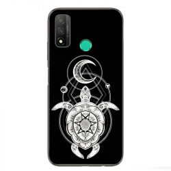 Coque pour Huawei P Smart (2020) Animaux Maori Tortue noir