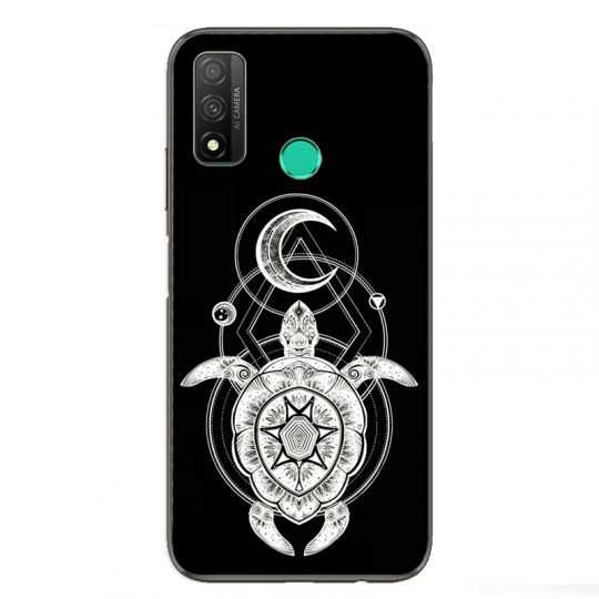 Coque pour Huawei P Smart (2020) Animaux Maori Tortue noir
