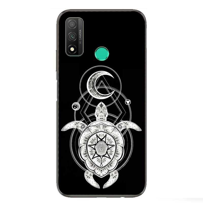Coque pour Huawei P Smart (2020) Animaux Maori Tortue noir