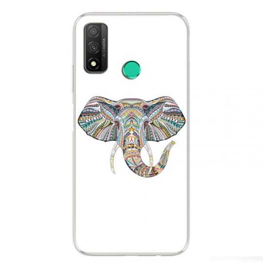 Coque pour Huawei P Smart (2020) Ethniques Elephant Color B