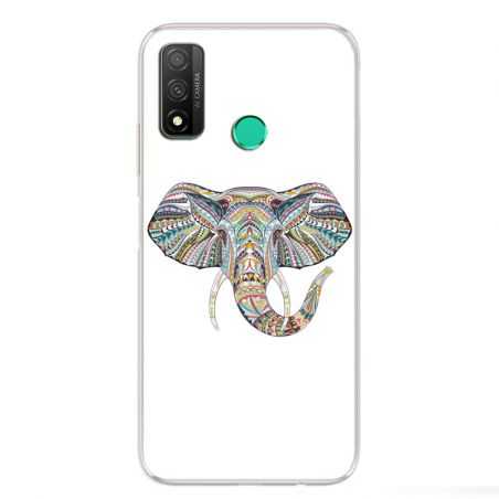 Coque pour Huawei P Smart (2020) Ethniques Elephant Color B