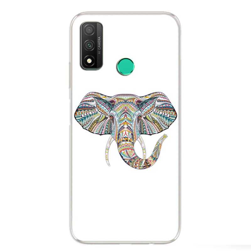 Coque pour Huawei P Smart (2020) Ethniques Elephant Color B