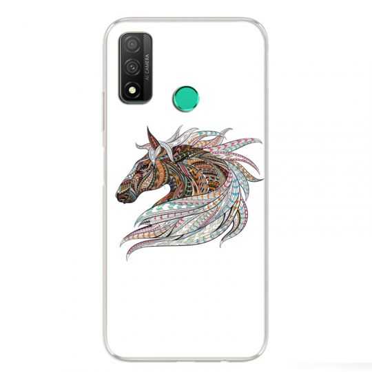 Coque pour Huawei P Smart (2020) Ethniques Cheval Color B