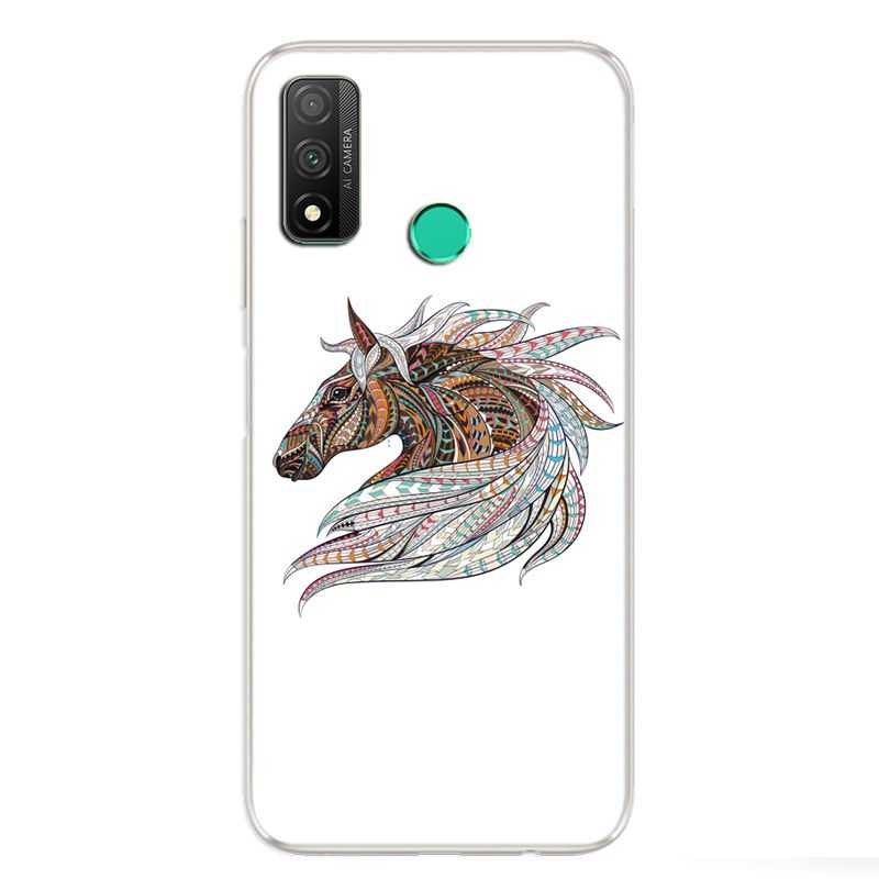 Coque pour Huawei P Smart (2020) Ethniques Cheval Color B
