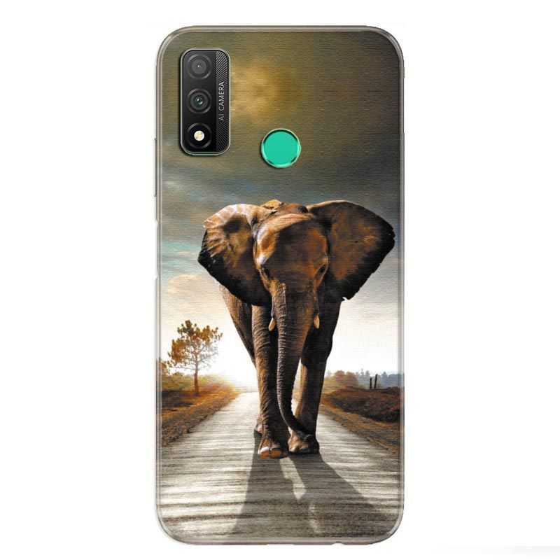 Coque pour Huawei P Smart (2020) savane Elephant route
