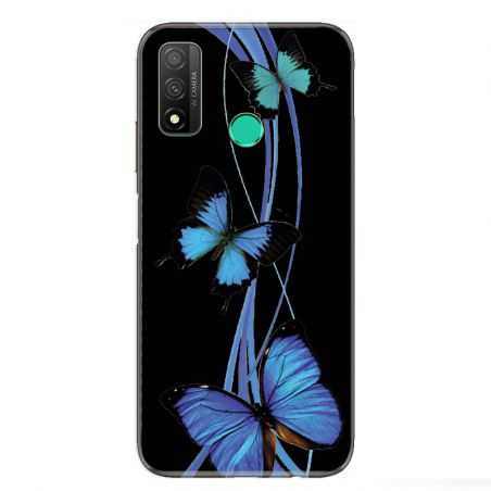 Coque pour Huawei P Smart (2020) papillons bleu