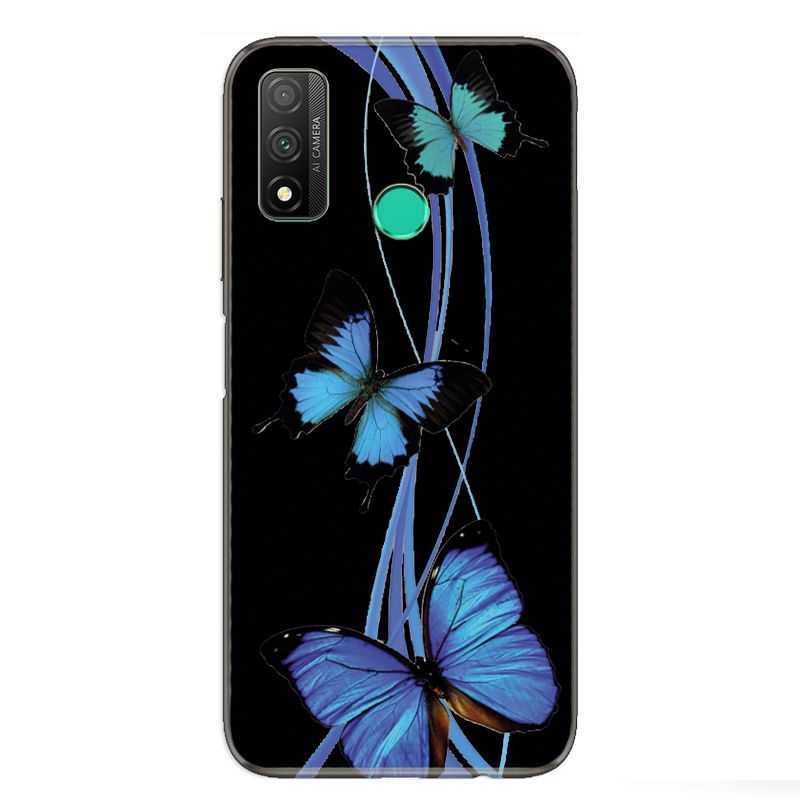 Coque pour Huawei P Smart (2020) papillons bleu
