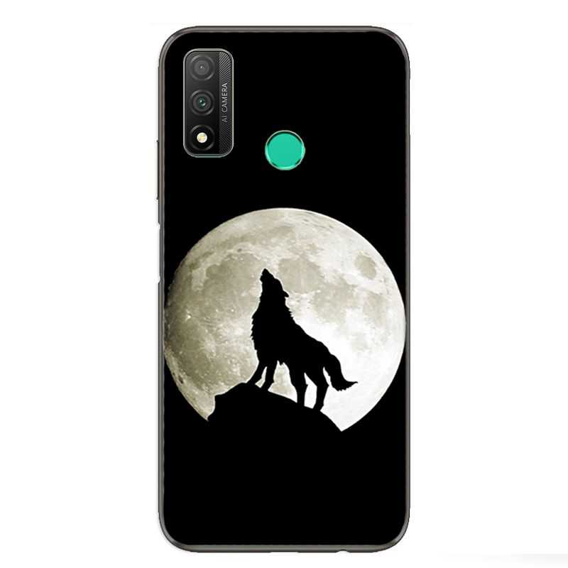 Coque pour Huawei P Smart (2020) Loup Noir